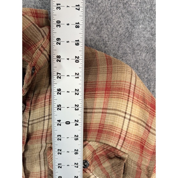 Lot 3 Grizzly Mtn Fleece Lined Plaid Flannel Snap Shirts - 2XL Red/Black + 2XL - Picture 5 of 16